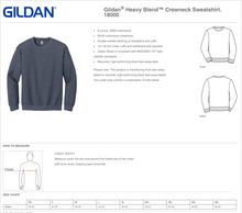 Load image into Gallery viewer, Lafayette Academy Crewneck Sweatshirt - Gildan Brand