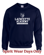 Load image into Gallery viewer, Lafayette Academy Crewneck Sweatshirt - Gildan Brand