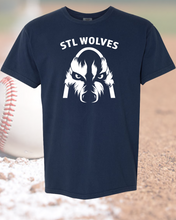 Load image into Gallery viewer, STL Wolves Baseball Logo Apparel