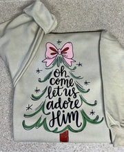 Load image into Gallery viewer, Oh Come Let Us Adore Him Sweatshirt