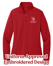 Load image into Gallery viewer, Lafayette Academy Ladies Fit Midweight Athletic 1/4-Zip Pullover