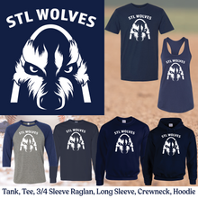 Load image into Gallery viewer, STL Wolves Baseball Logo Apparel