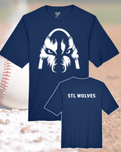 Load image into Gallery viewer, STL Wolves Baseball Dry Fit Tshirt