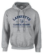 Load image into Gallery viewer, Lafayette Classical Academy Hooded Sweatshirt - Gildan Brand