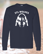 Load image into Gallery viewer, STL Wolves Baseball Logo Apparel