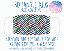 Load image into Gallery viewer, Face Covering Chevron Retro