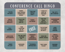 Load image into Gallery viewer, Conference Call Bingo Mousepad