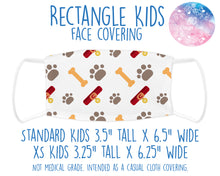 Load image into Gallery viewer, Face Covering Dog Print White