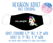 Load image into Gallery viewer, Face Covering Ew People Unicorn