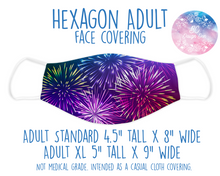 Load image into Gallery viewer, Face Covering Fireworks 1