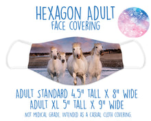 Load image into Gallery viewer, Face Covering Horse Running