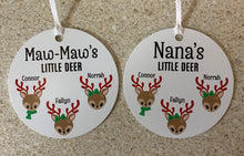 Load image into Gallery viewer, Little Deers Personalized Ornament
