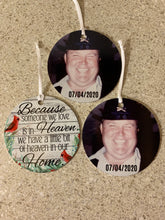 Load image into Gallery viewer, Memorial Photo Ornament