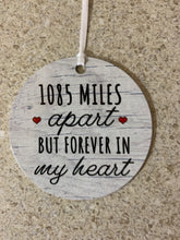 Load image into Gallery viewer, Personalized Miles Apart States Ornament