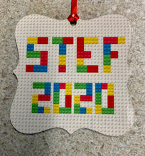 Load image into Gallery viewer, Lego CUSTOM Name 2020 Ornament