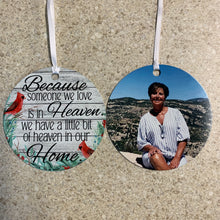 Load image into Gallery viewer, Memorial Photo Ornament