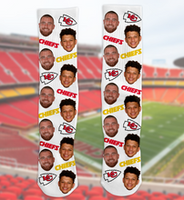 Load image into Gallery viewer, Kansas City Chiefs Player Face Socks