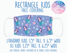 Load image into Gallery viewer, Face Covering Mermaids Purple