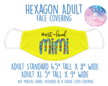 Load image into Gallery viewer, Face Covering Most Loved Mimi Yellow