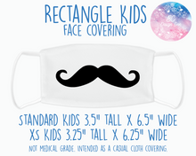 Load image into Gallery viewer, Face Covering Mustache Black