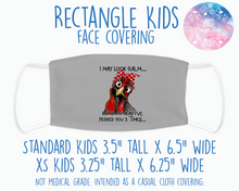 Load image into Gallery viewer, Face Covering Pecked 3 Times Grey