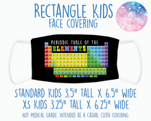 Load image into Gallery viewer, Face Covering Periodic Table