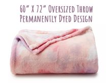 Load image into Gallery viewer, Personalized Tye Dye Effect Blanket