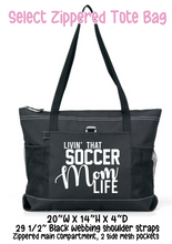 Load image into Gallery viewer, Soccer Mom Life Tote Bag