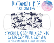 Load image into Gallery viewer, Face Covering Shark Pattern