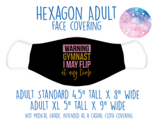 Load image into Gallery viewer, Face Covering Warning Gymnast