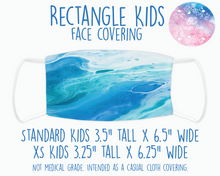 Load image into Gallery viewer, Face Covering Watercolor Blue