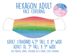 Load image into Gallery viewer, Face Covering Watercolor Rainbow
