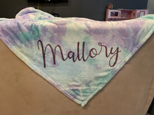 Load image into Gallery viewer, Personalized Tye Dye Effect Blanket