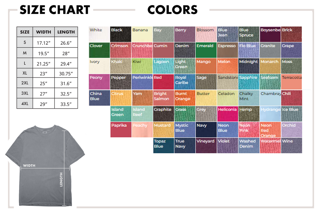 Custom T-Shirt Comfort Colors