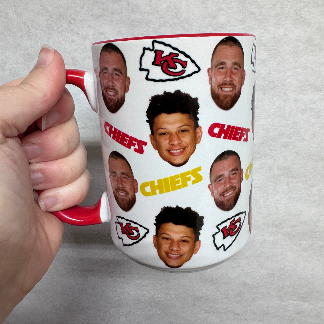 KC Chiefs Players Face Mug