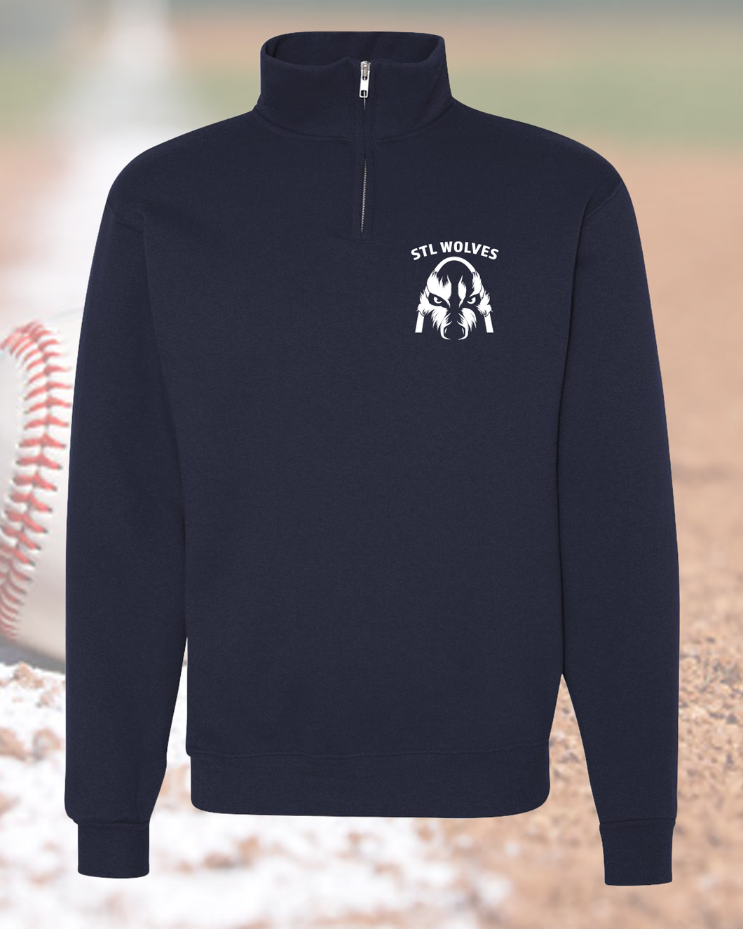 STL Wolves Baseball - Fleece Quarter Zip
