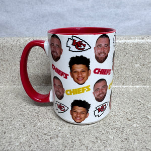 KC Chiefs Players Face Mug