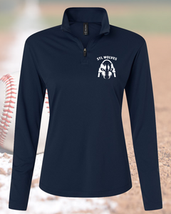 STL Wolves Baseball - Athletic 1/4 Zip Pullover