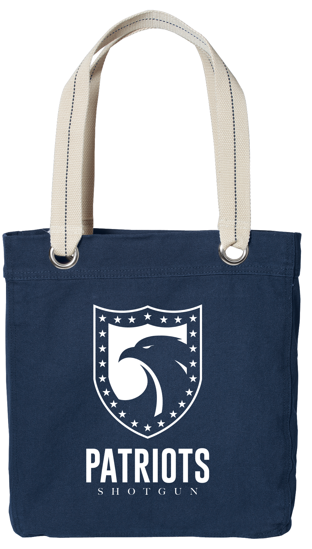 Patriots Shotgun Premium Canvas Tote