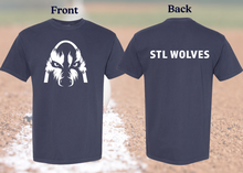 Load image into Gallery viewer, STL Wolves Baseball - Front/Back Logo Apparel
