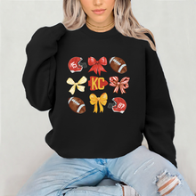 Load image into Gallery viewer, Kansas City Chiefs Inspired Bows Sweatshirt
