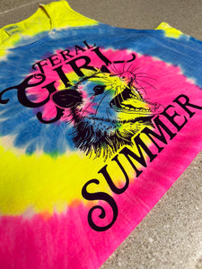 Feral Girl Summer Tie Dye Apparel