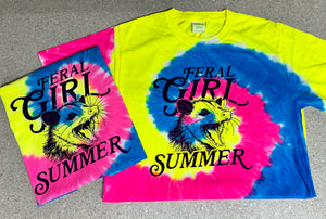 Feral Girl Summer Tie Dye Apparel