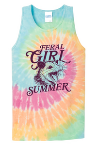 Feral Girl Summer Tie Dye Apparel