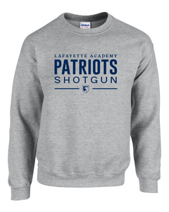 Patriots Shotgun Crewneck Sweatshirt - Gildan Brand