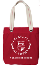 Load image into Gallery viewer, Lafayette Academy Premium Canvas Tote
