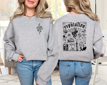 Load image into Gallery viewer, Reputation Tracklist Collage Sweatshirt
