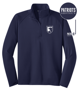 Patriots Shotgun Unisex Midweight Athletic 1/4-Zip Pullover