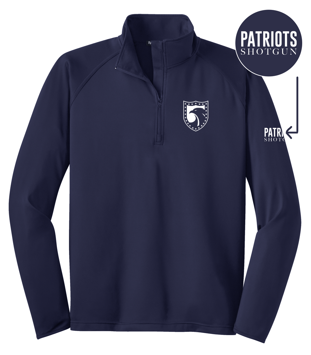Patriots Shotgun Unisex Midweight Athletic 1/4-Zip Pullover