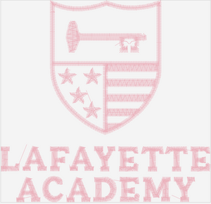 Lafayette Academy Embroidered Logo ONLY